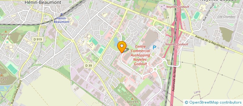 localisation de l'entreprise C2A CUISINES à HENIN BEAUMONT