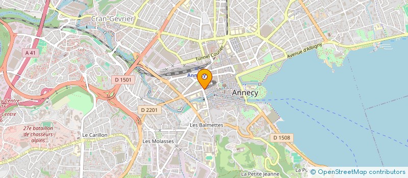 localisation de l'entreprise C2A SOCIETE CIVILE à ANNECY