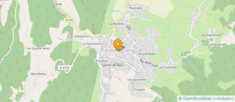 localisation de l'entreprise C2A VILLARD  VILLARD-DE-LANS