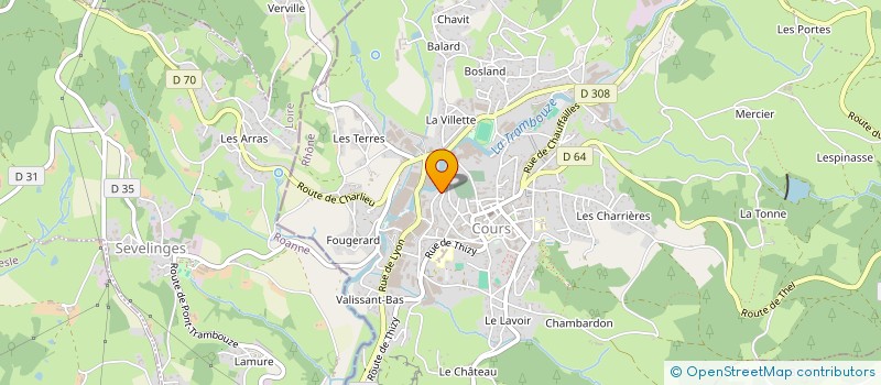 localisation de l'entreprise C2AG  COURS