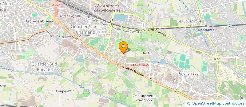 localisation de l'entreprise C2AGS INVEST II  AVIGNON