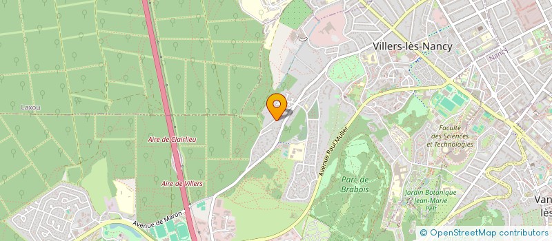 localisation de l'entreprise C2B à VILLERS-LES-NANCY