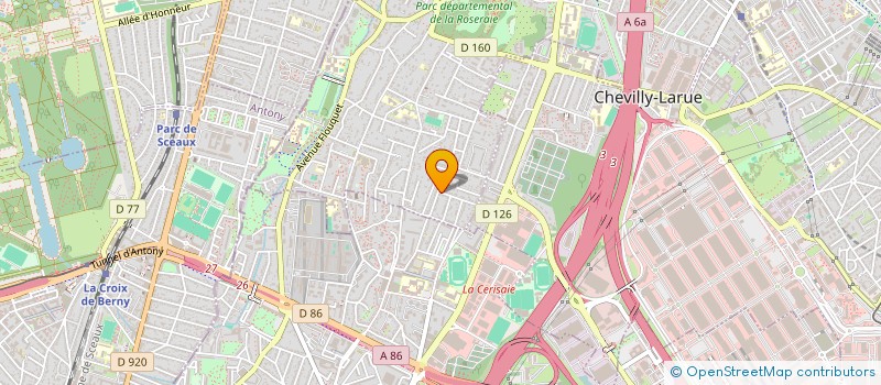 localisation de l'entreprise C2B  L'HAY-LES-ROSES