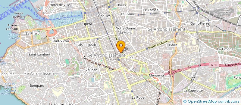 localisation de l'entreprise C2B à MARSEILLE
