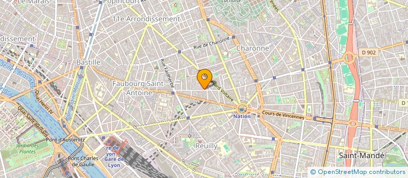 localisation de l'entreprise C2B à SAINT-OUEN-SUR-SEINE