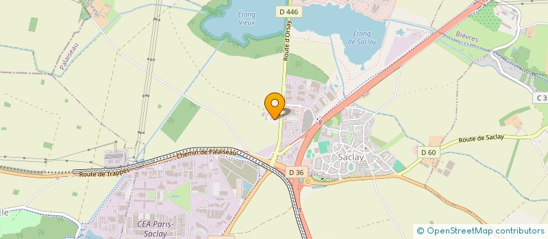 localisation de l'entreprise C2B à SACLAY