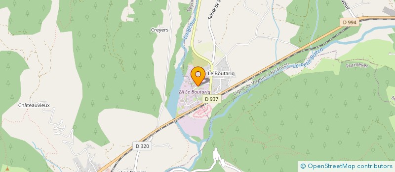 localisation de l'entreprise C2B  MONTMAUR