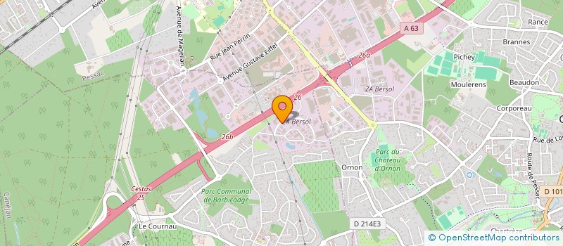 localisation de l'entreprise C2B à CANEJAN