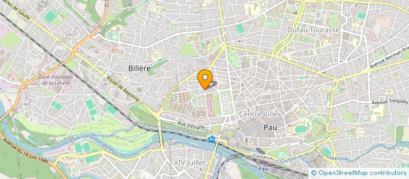 localisation de l'entreprise C2B CAZABAN BEARN BUREAUTIQUE à PAU