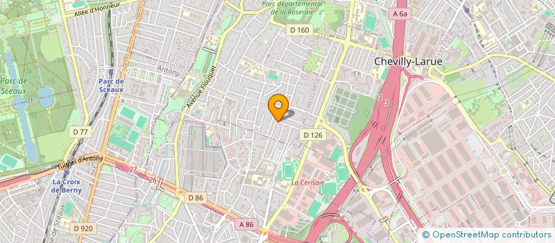 localisation de l'entreprise C2B INVEST  L'HAY-LES-ROSES