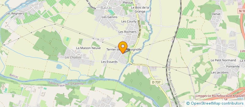 localisation de l'entreprise C2B2 à BALZAC