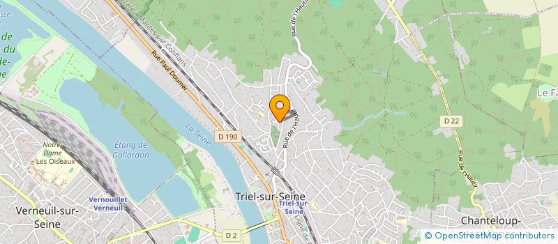 localisation de l'entreprise C2BJO  TRIEL-SUR-SEINE