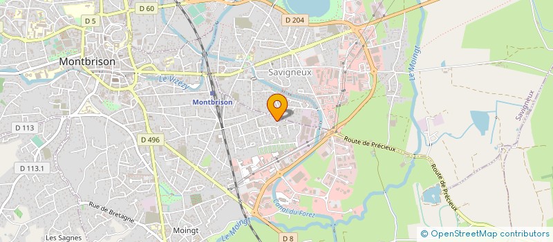 localisation de l'entreprise C2C  MONTBRISON