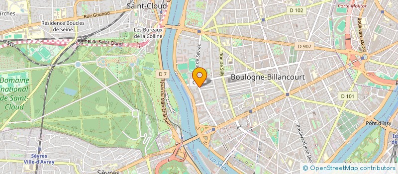 localisation de l'entreprise C2C à BOULOGNE-BILLANCOURT