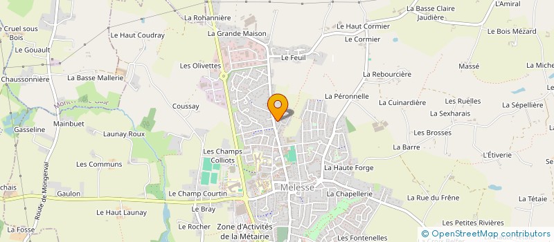 localisation de l'entreprise C2C  MELESSE