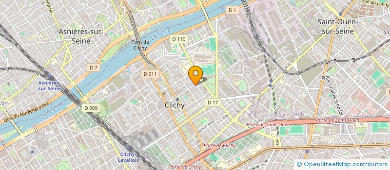 localisation de l'entreprise C2C à CLICHY