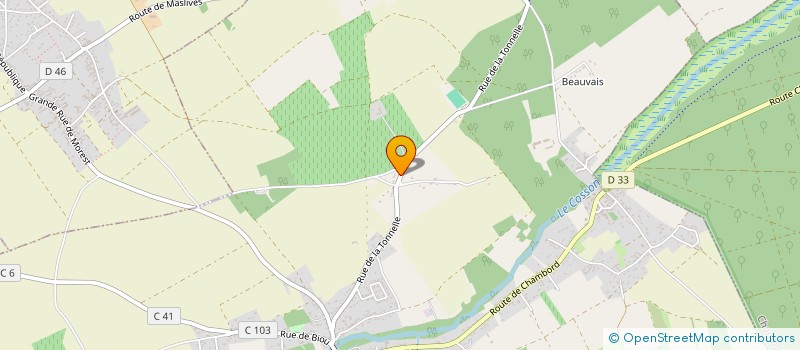 localisation de l'entreprise C2C  HUISSEAU-SUR-COSSON