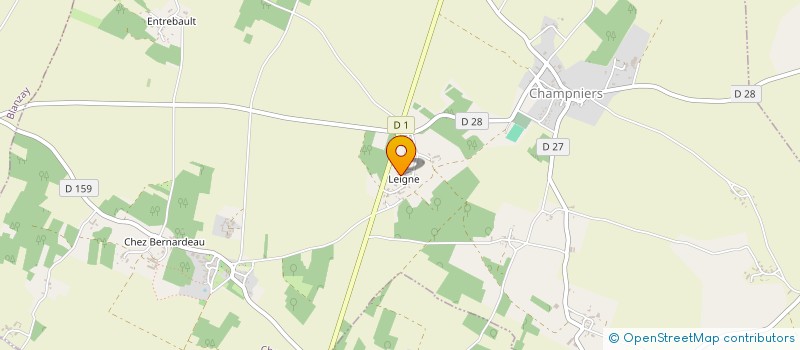 localisation de l'entreprise C2C  CHAMPNIERS