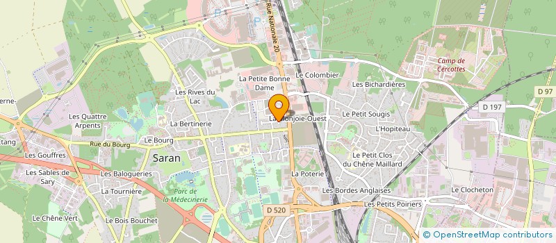 localisation de l'entreprise C2C EMOTION à SARAN