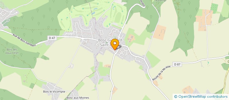 localisation de l'entreprise C2C EXPERTISES CONSTRUCTION  BOSC-GUERARD-SAINT-ADRIEN