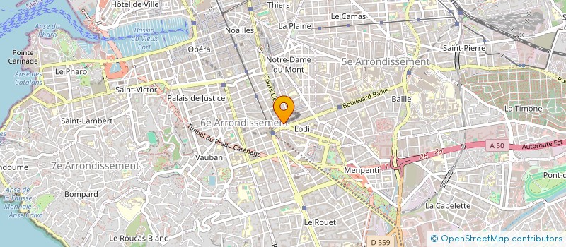 localisation de l'entreprise C2C PROMOTION  MARSEILLE