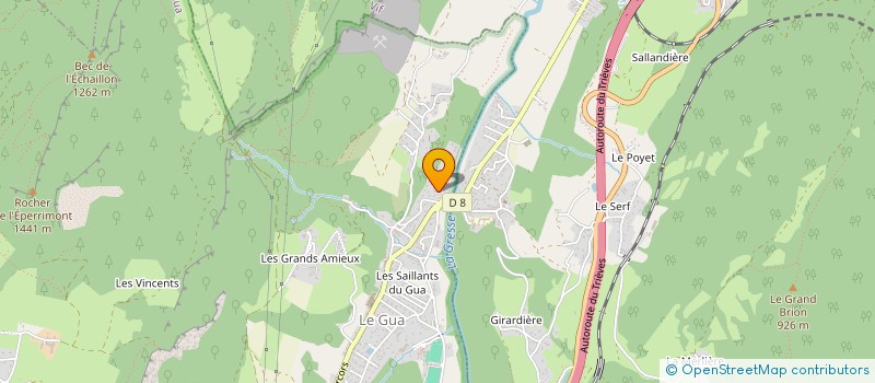 localisation de l'entreprise C2CHAPES  LE GUA