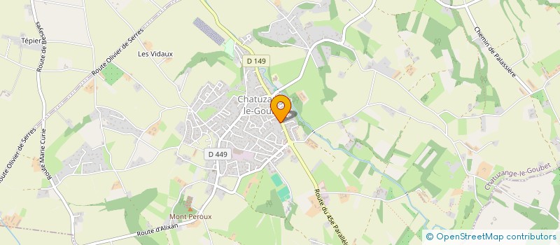 localisation de l'entreprise C2CORP  CHATUZANGE-LE-GOUBET