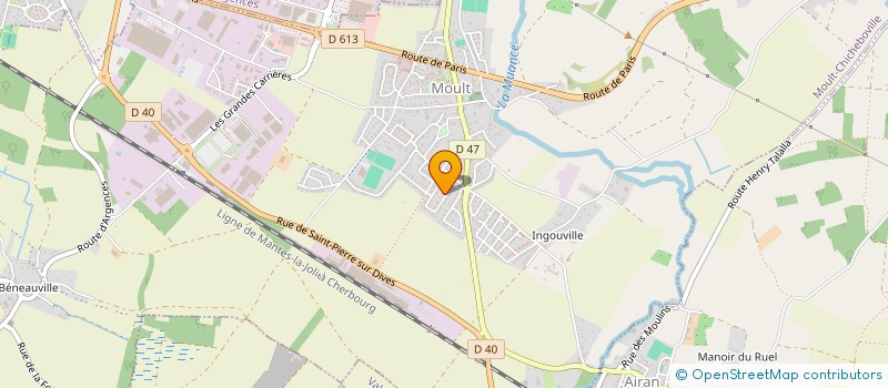 localisation de l'entreprise C2D  MOULT-CHICHEBOVILLE