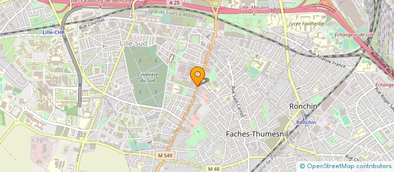 localisation de l'entreprise C2D NEGOCE à LILLE
