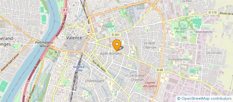 localisation de l'entreprise C2D2 à VALENCE
