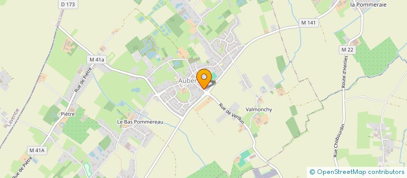 localisation de l'entreprise C2D2J à AUBERS
