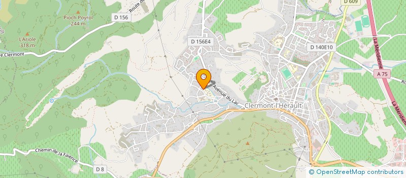 localisation de l'entreprise C2DC IMMOBILIER  CLERMONT-L'HERAULT