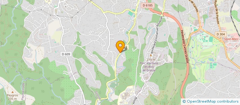 localisation de l'entreprise C2E à GRASSE