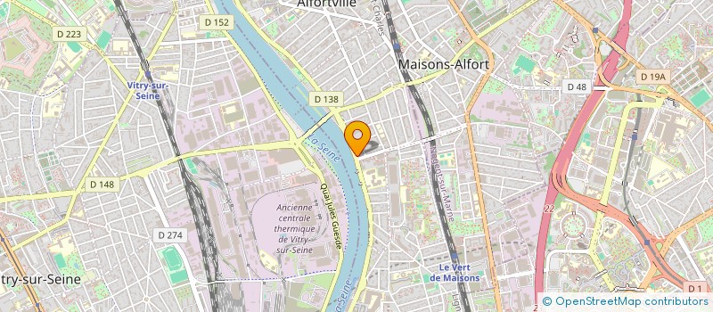 localisation de l'entreprise C2E à ALFORTVILLE