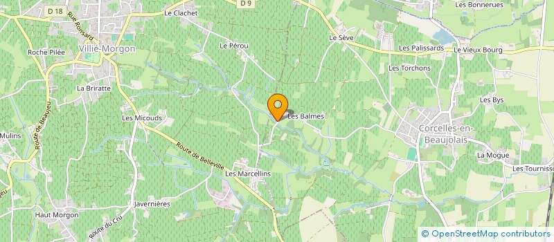 localisation de l'entreprise C2E FINITION  CORCELLES-EN-BEAUJOLAIS