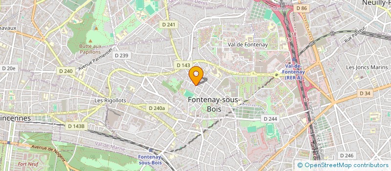 localisation de l'entreprise C2E INGENIERIE à FONTENAY-SOUS-BOIS
