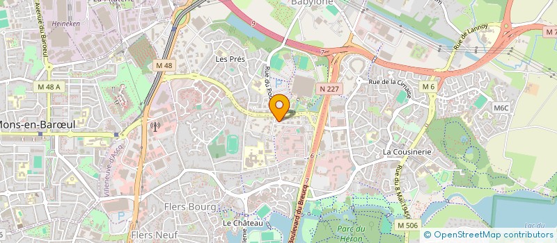 localisation de l'entreprise C2EB à VILLENEUVE-D'ASCQ