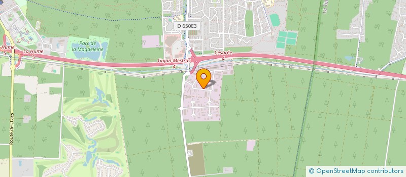 localisation de l'entreprise C2F  GUJAN-MESTRAS