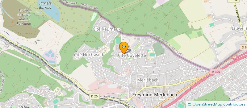 localisation de l'entreprise C2F  FREYMING-MERLEBACH