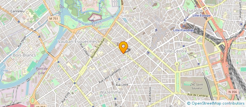 localisation de l'entreprise C2F à LILLE