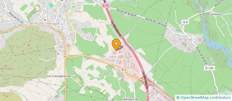 localisation de l'entreprise C2F  CLERMONT-L'HERAULT