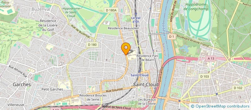 localisation de l'entreprise C2F EXPERTS à SAINT-CLOUD