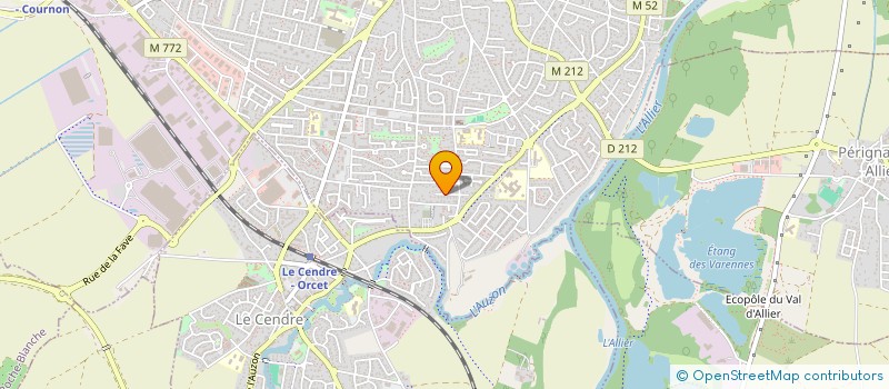 localisation de l'entreprise C2F IMMO  COURNON-D'AUVERGNE