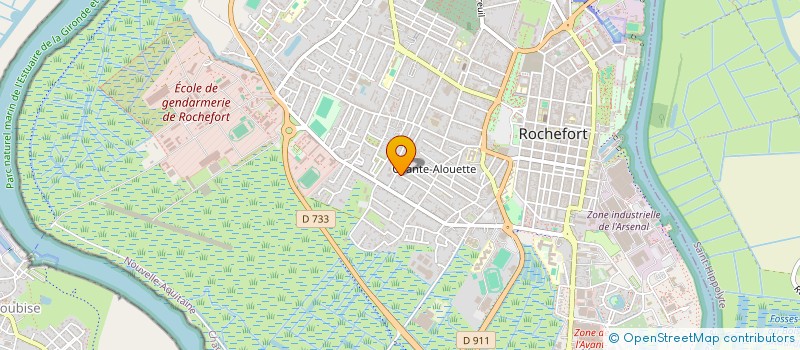 localisation de l'entreprise C2F SERVICES  ROCHEFORT