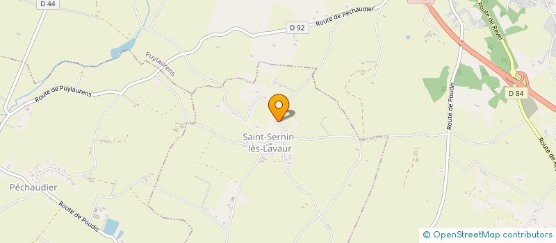 localisation de l'entreprise C2F TP  SAINT-SERNIN-LES-LAVAUR