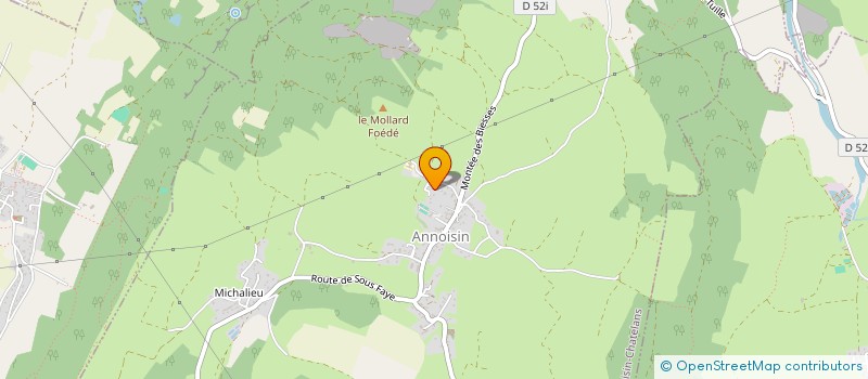 localisation de l'entreprise C2FB CONSULTING  ANNOISIN-CHATELANS