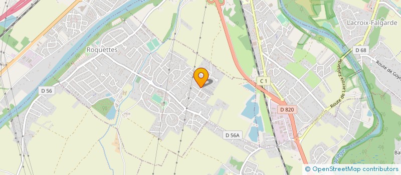 localisation de l'entreprise C2FO COURANT FAIBLE ET FIBRE OPTIQUE  ROQUETTES