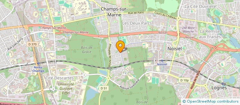 localisation de l'entreprise C2FSI à CHAMPS-SUR-MARNE