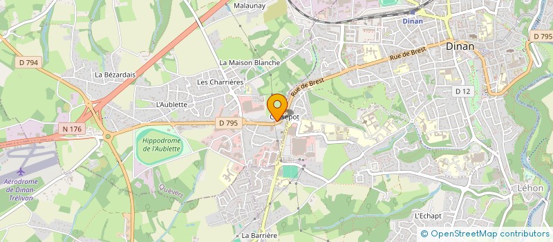 localisation de l'entreprise C2FX  QUEVERT