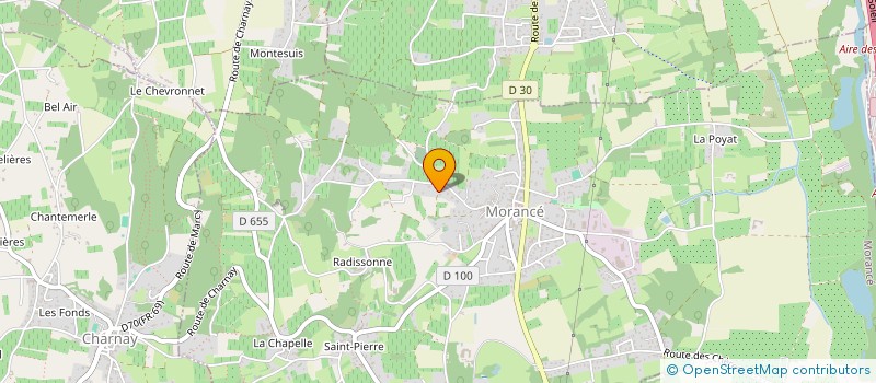 localisation de l'entreprise C2G  MORANCE